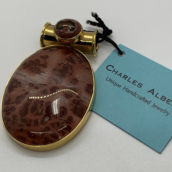 Alchemia Opal And Nature Jasper Pendant P7218 NEW - Picture 2 of 7